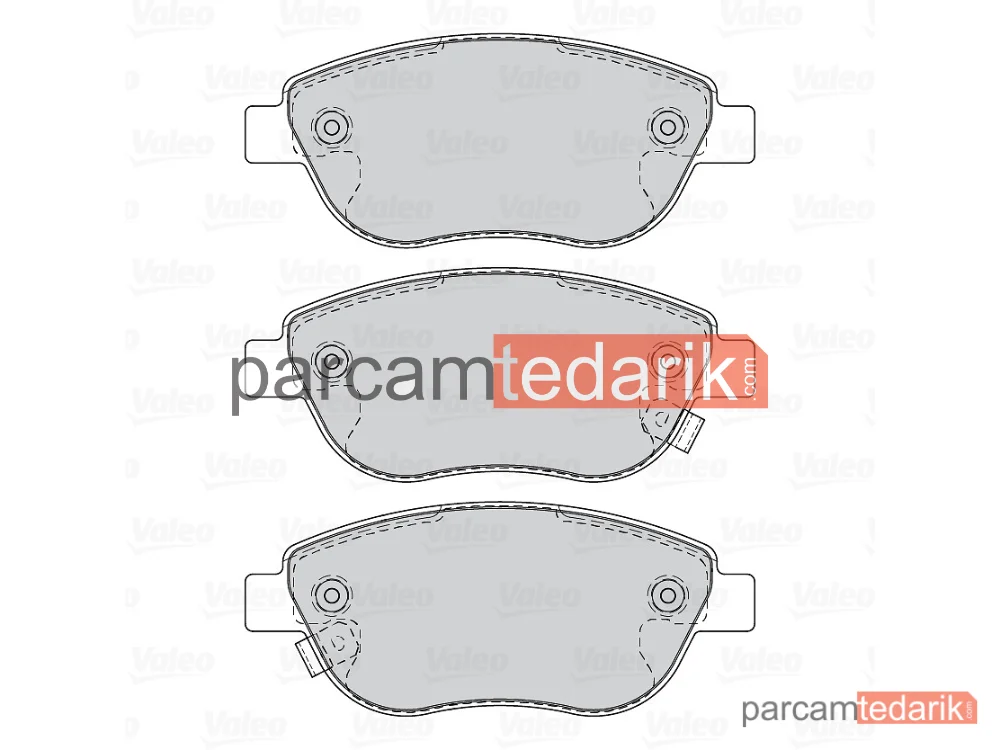 VALEO 670114 | Fren Balatası — Fiat 500L